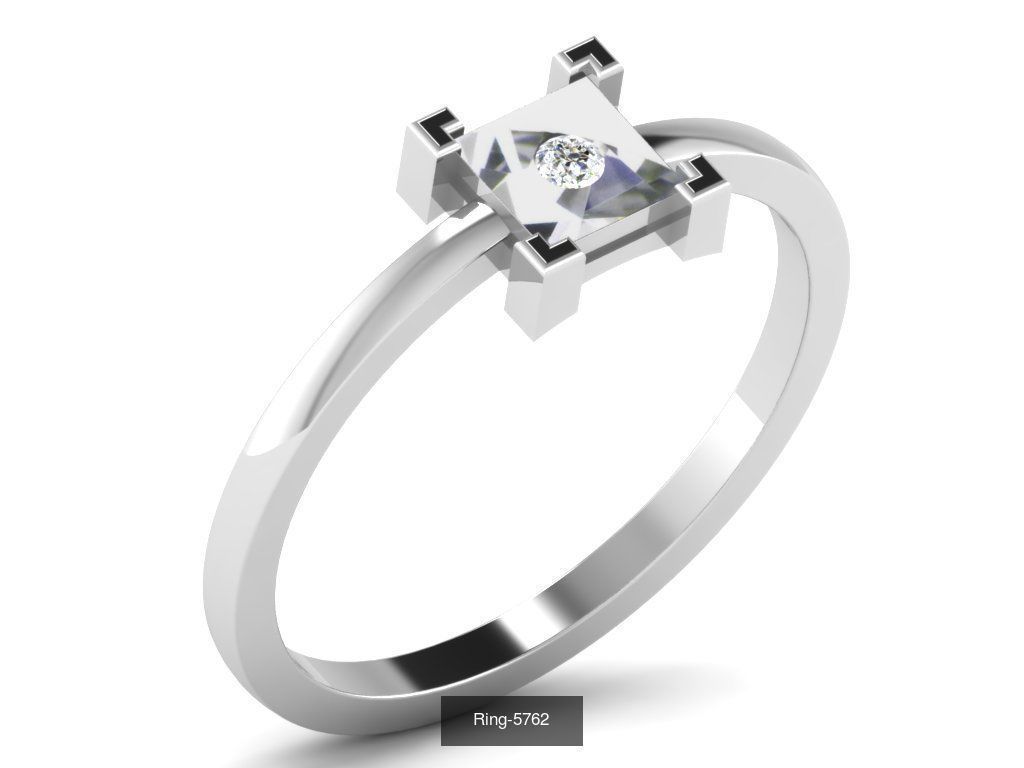 26 Solitaire rings 3dm renders details  3D Model Collection_18
