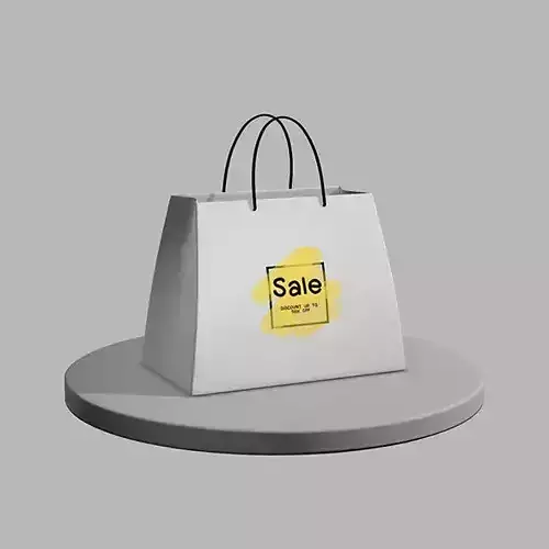 Shopping bag setup and texture