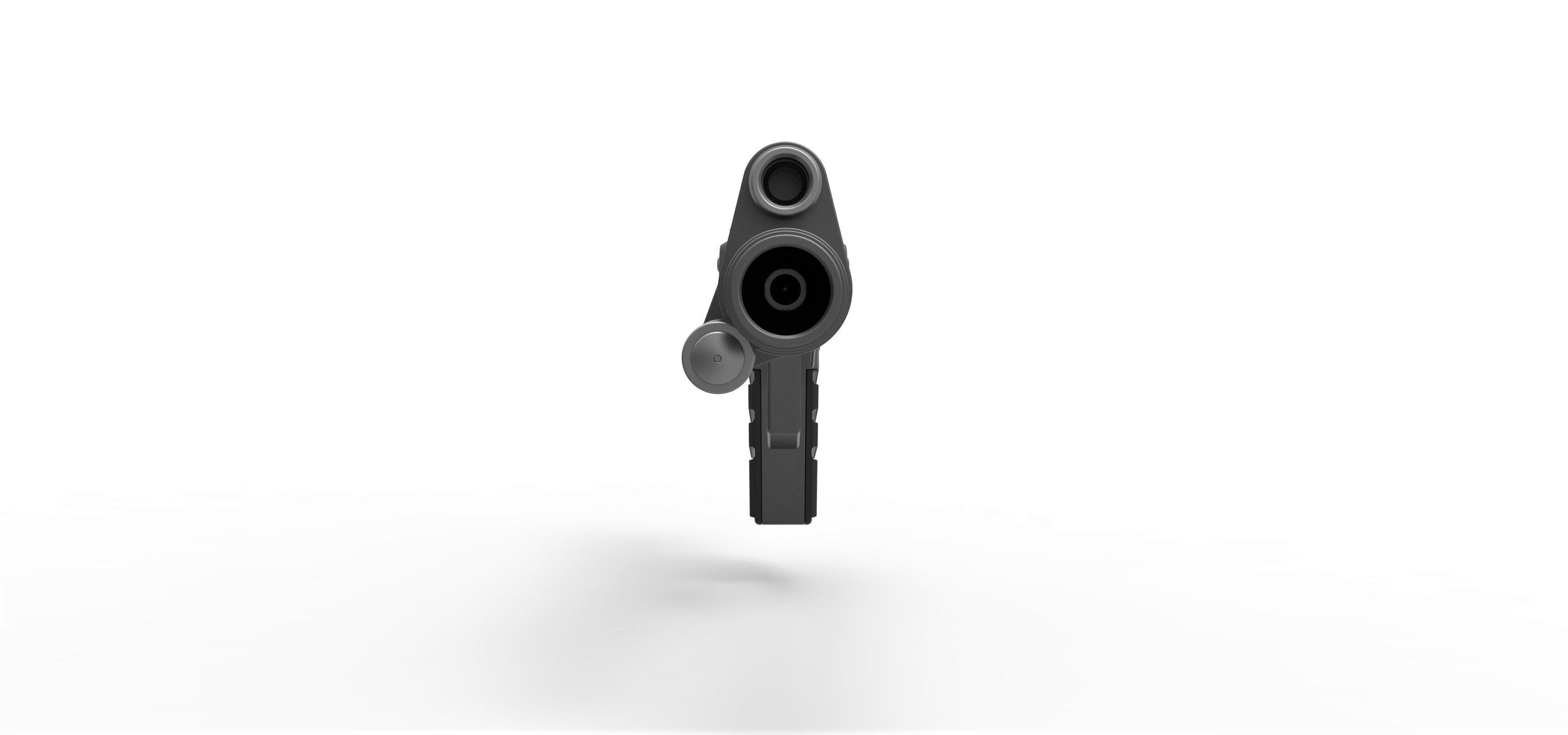 Skeletor trooper pistol from Masters of the Universe 1987 3D model_4