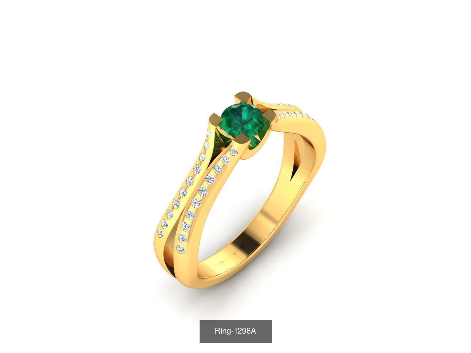106 Gemstone Rings 3dm renders details 3D Model Collection_35