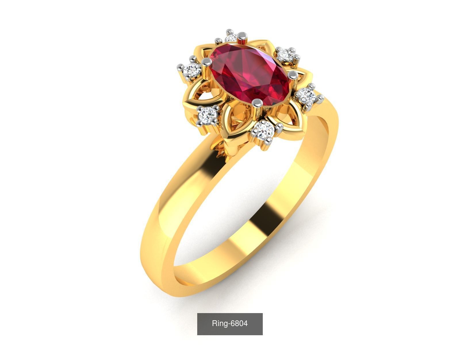 106 Gemstone Rings 3dm renders details 3D Model Collection_78