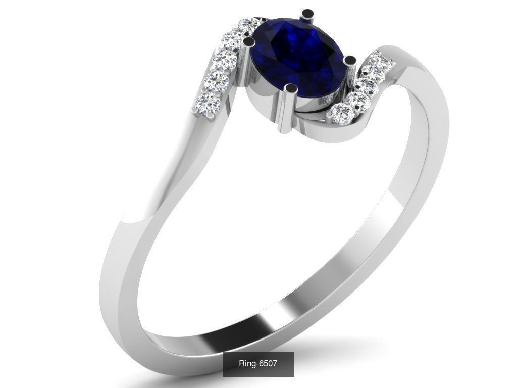 106 Gemstone Rings 3dm renders details 3D Model Collection_106