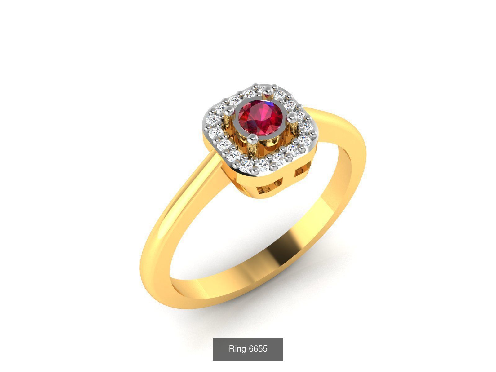 106 Gemstone Rings 3dm renders details 3D Model Collection_96