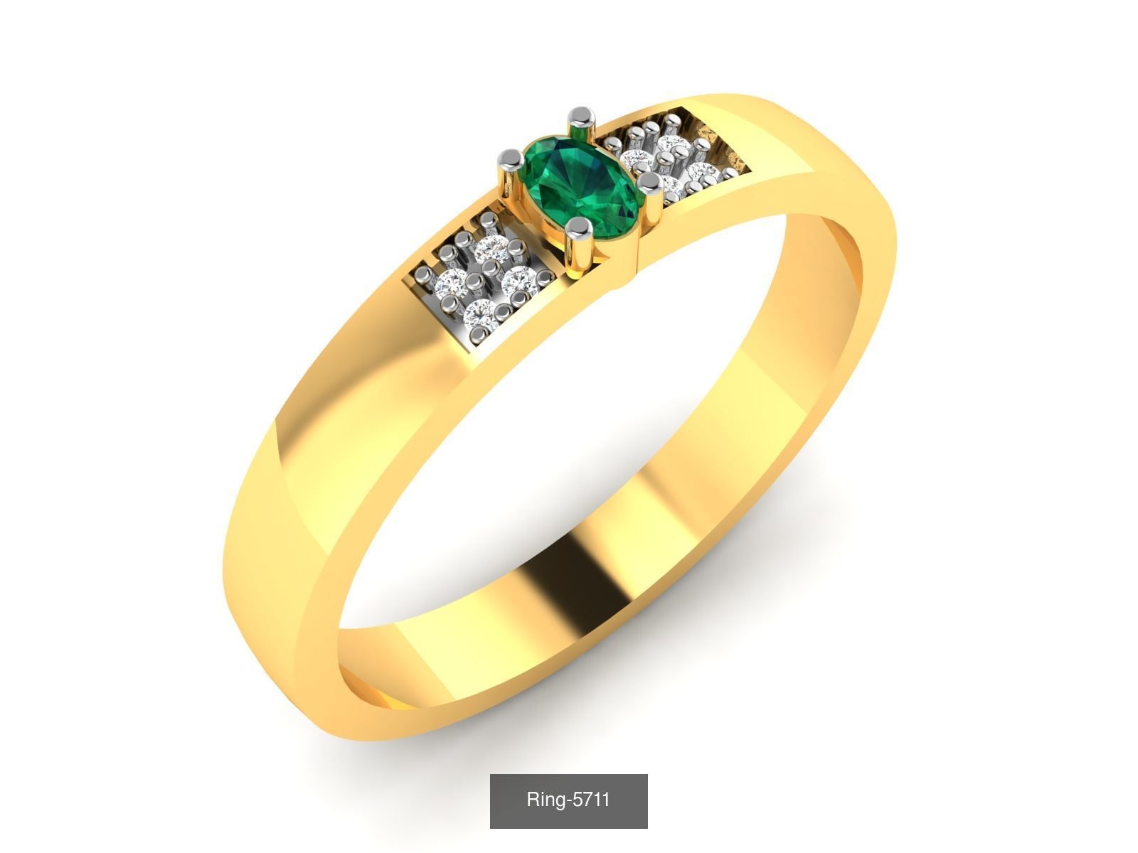 106 Gemstone Rings 3dm renders details 3D Model Collection_3