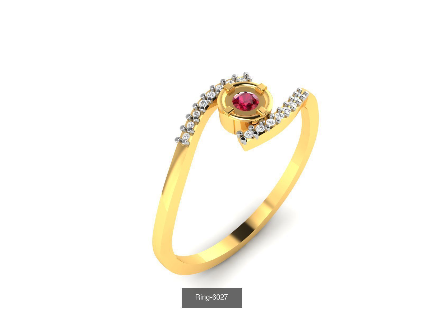 106 Gemstone Rings 3dm renders details 3D Model Collection_69