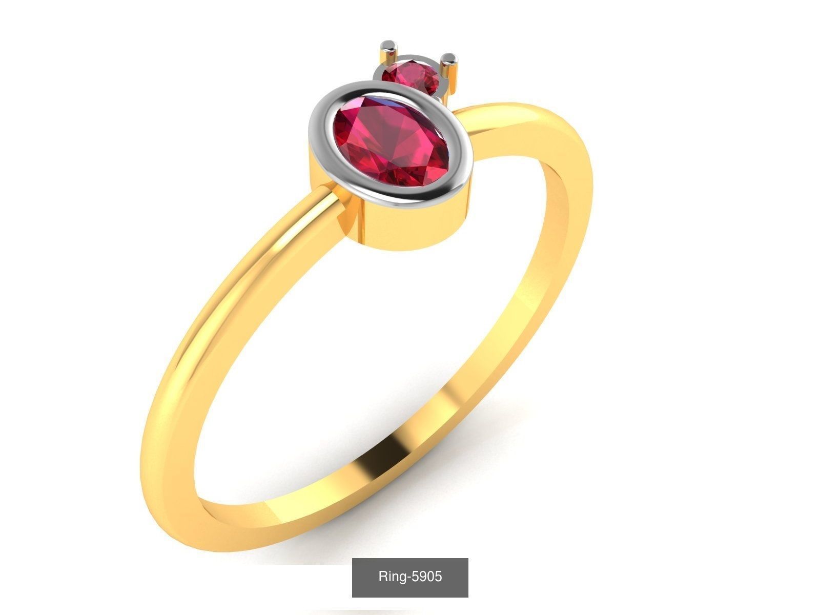 106 Gemstone Rings 3dm renders details 3D Model Collection_52