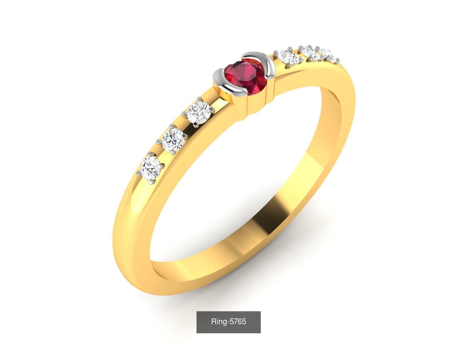 106 Gemstone Rings 3dm renders details 3D Model Collection_59