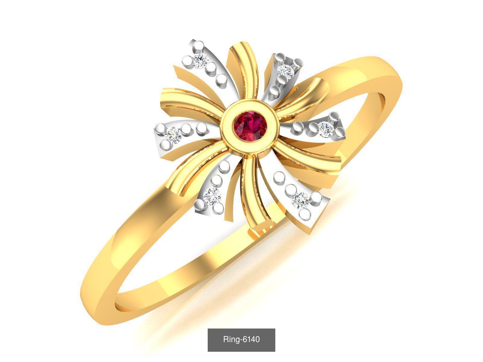 106 Gemstone Rings 3dm renders details 3D Model Collection_63