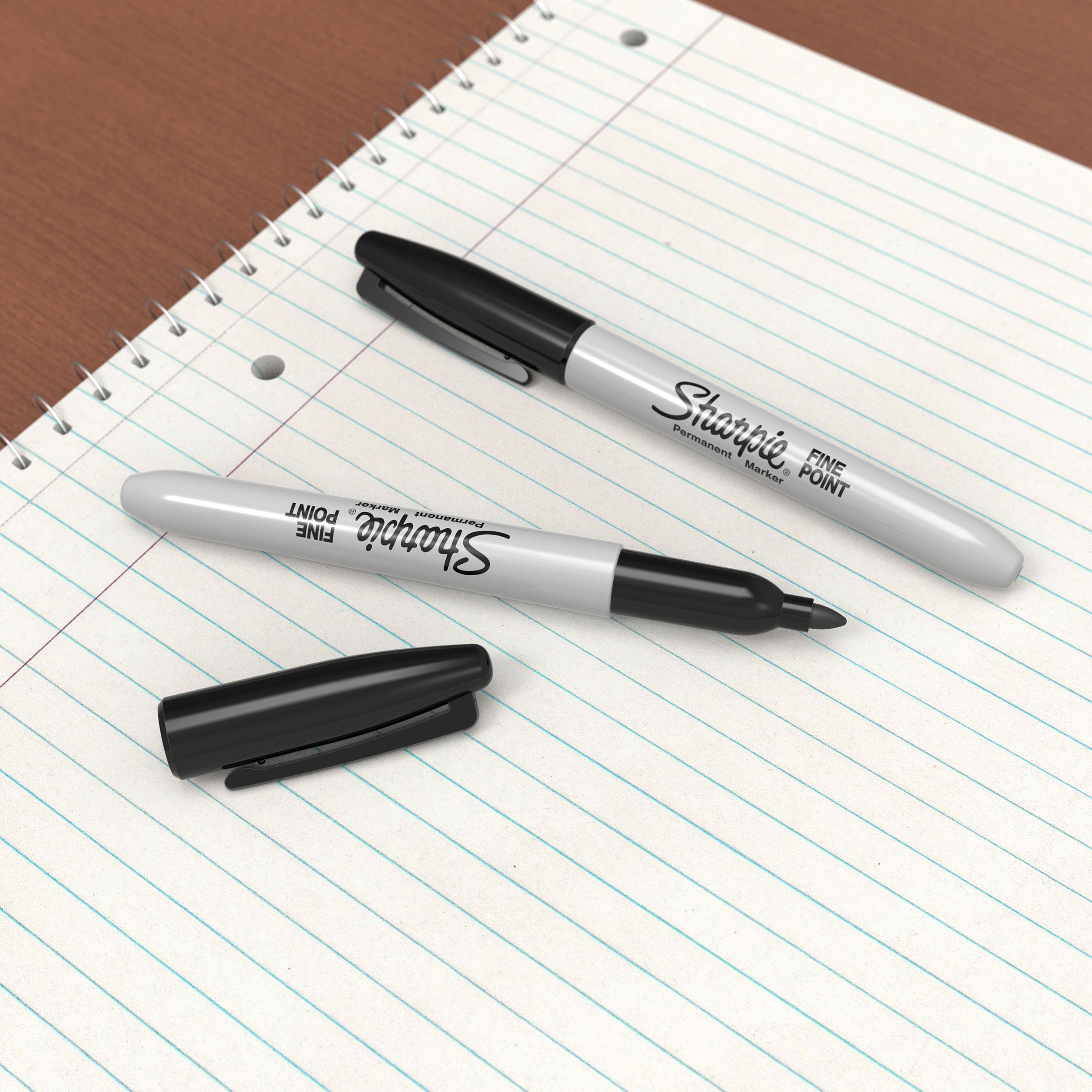 Sharpie Fine Point Permanent Marker 3D model_2