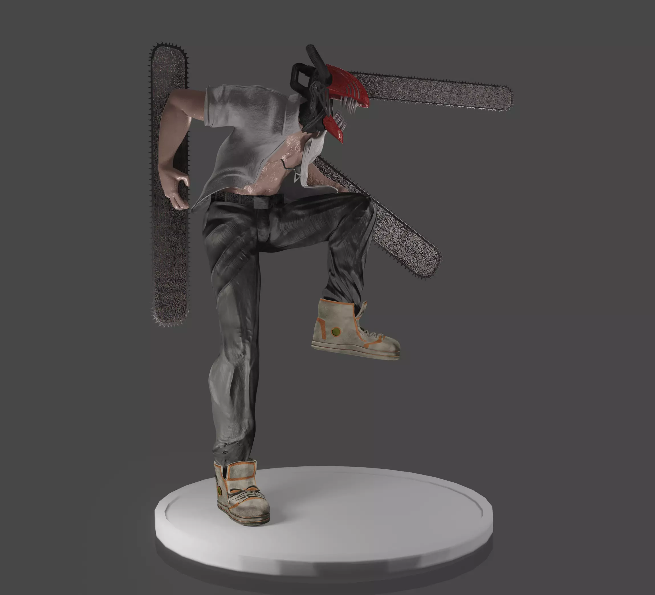 Denji Chainsaw Man PRINT READY 3D print model_0
