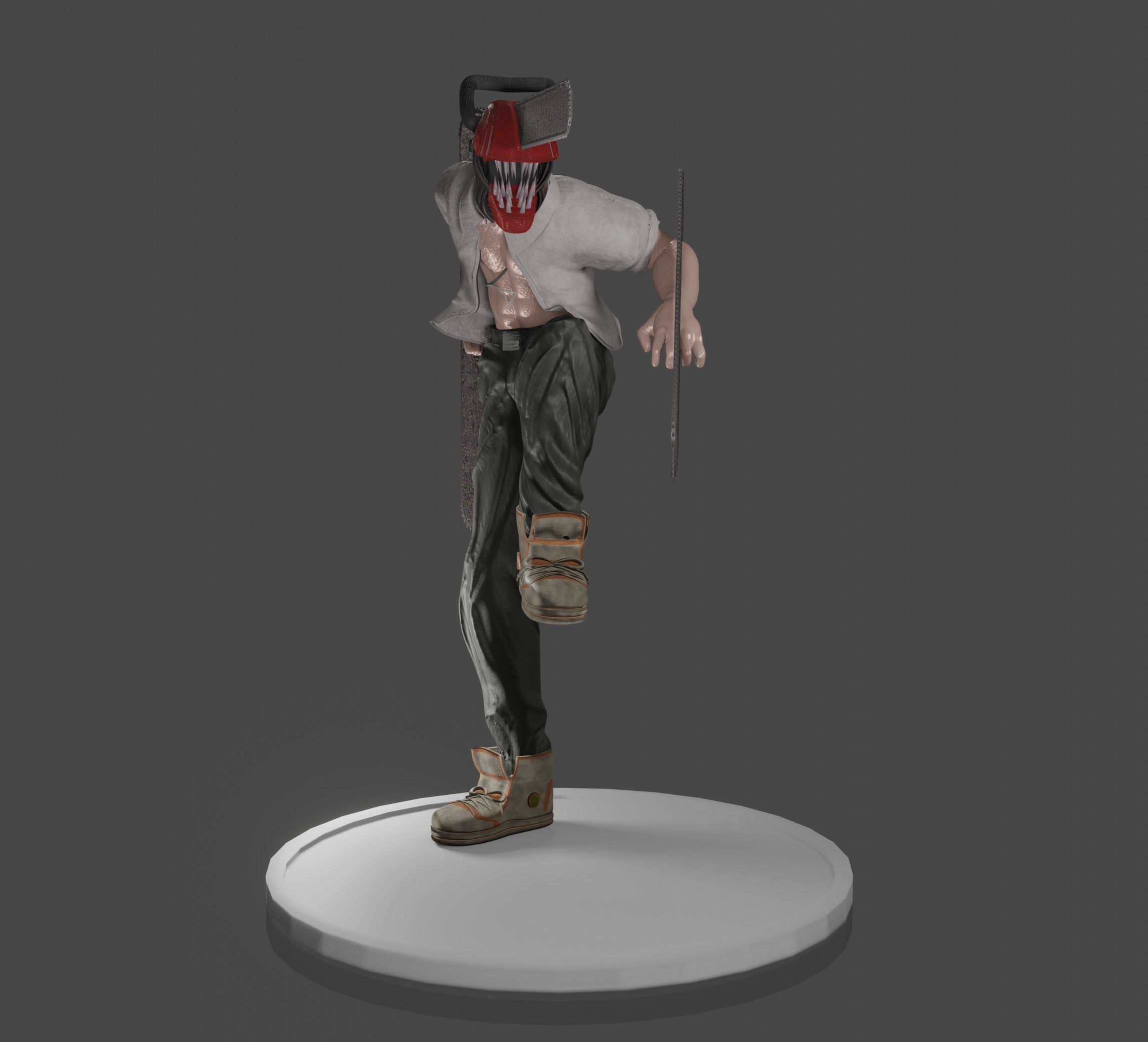 Denji Chainsaw Man PRINT READY 3D print model_2