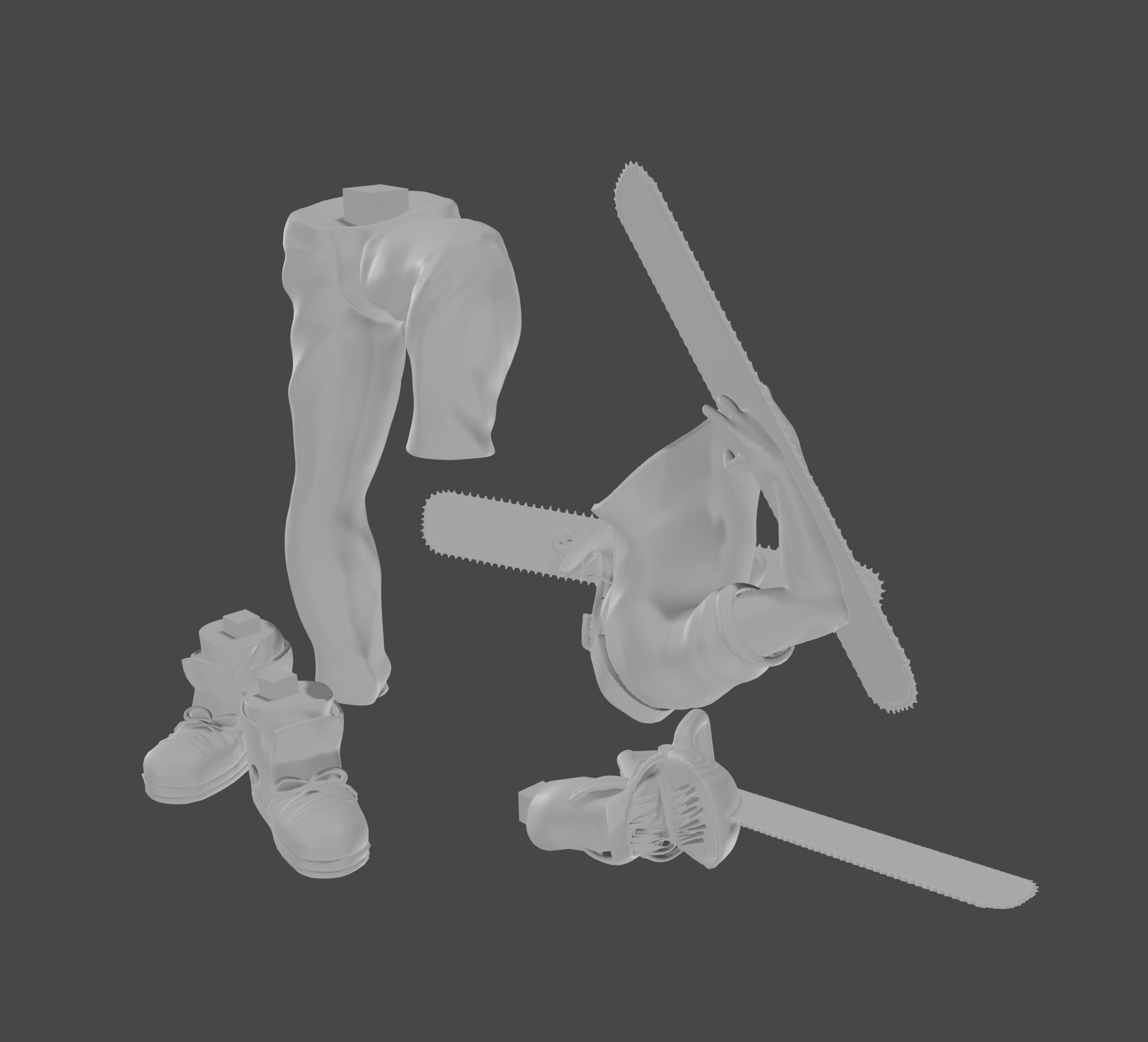 Denji Chainsaw Man PRINT READY 3D print model_8