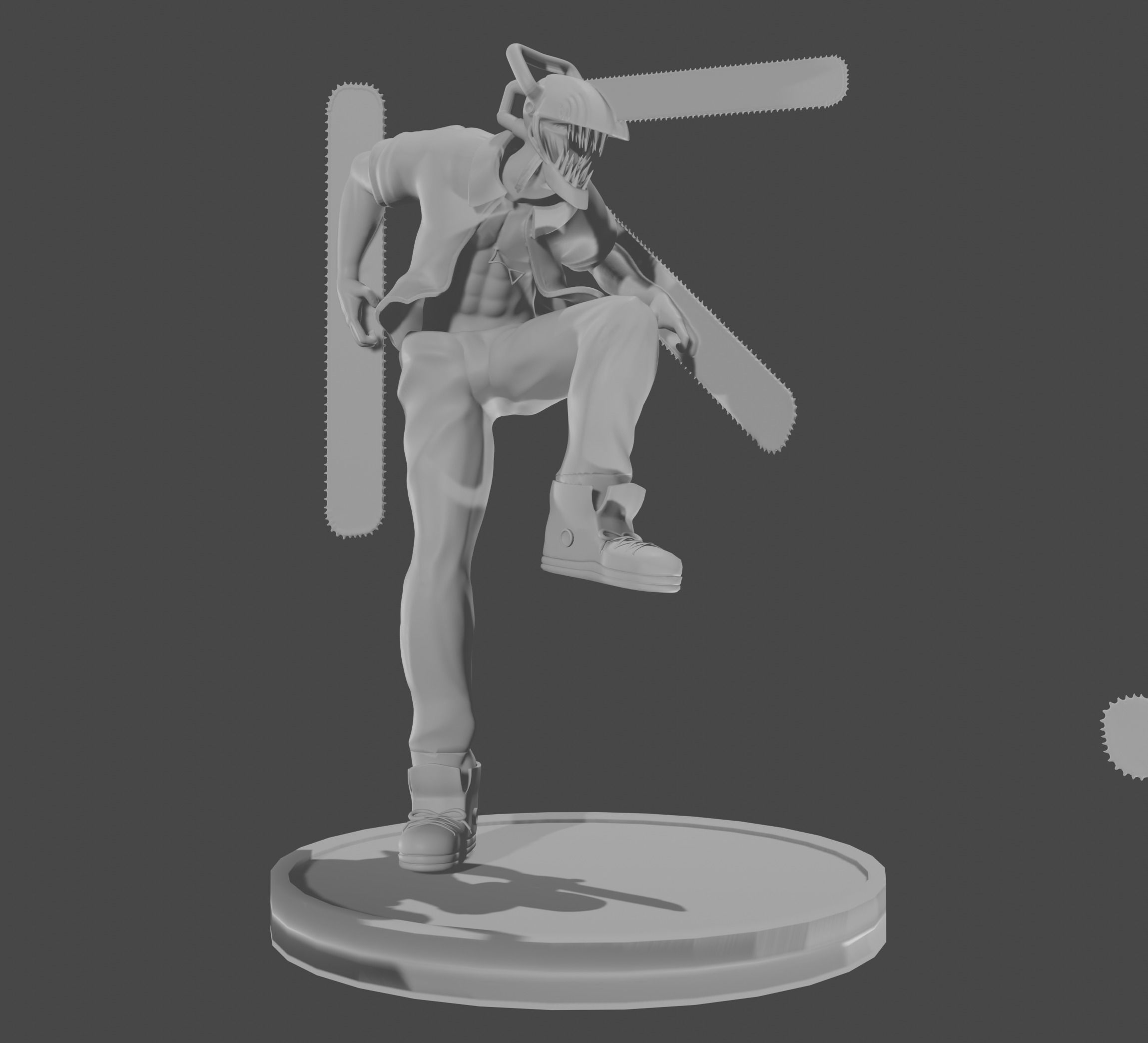 Denji Chainsaw Man PRINT READY 3D print model_6