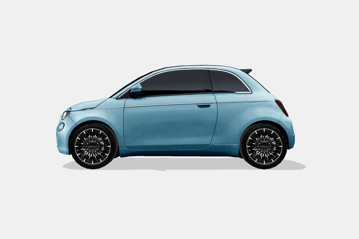 Fiat 500 Cabrio la Prima 2020 Low-poly 3D model_6