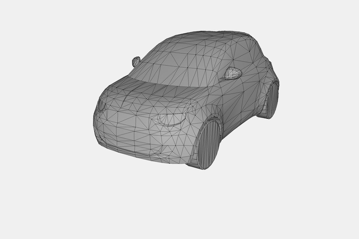 Fiat 500 Cabrio la Prima 2020 Low-poly 3D model_18