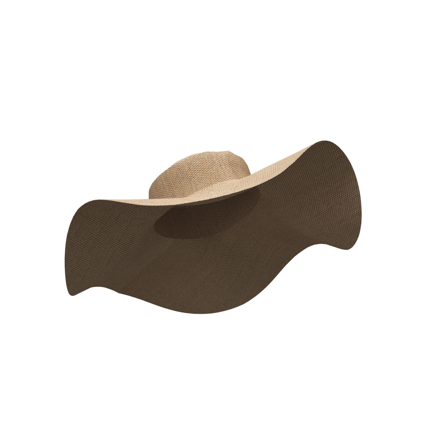 sun hat 3D model_1