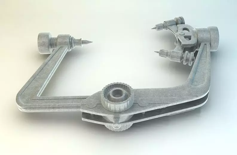 Mayfield Skull Clamp Model 3D model_0