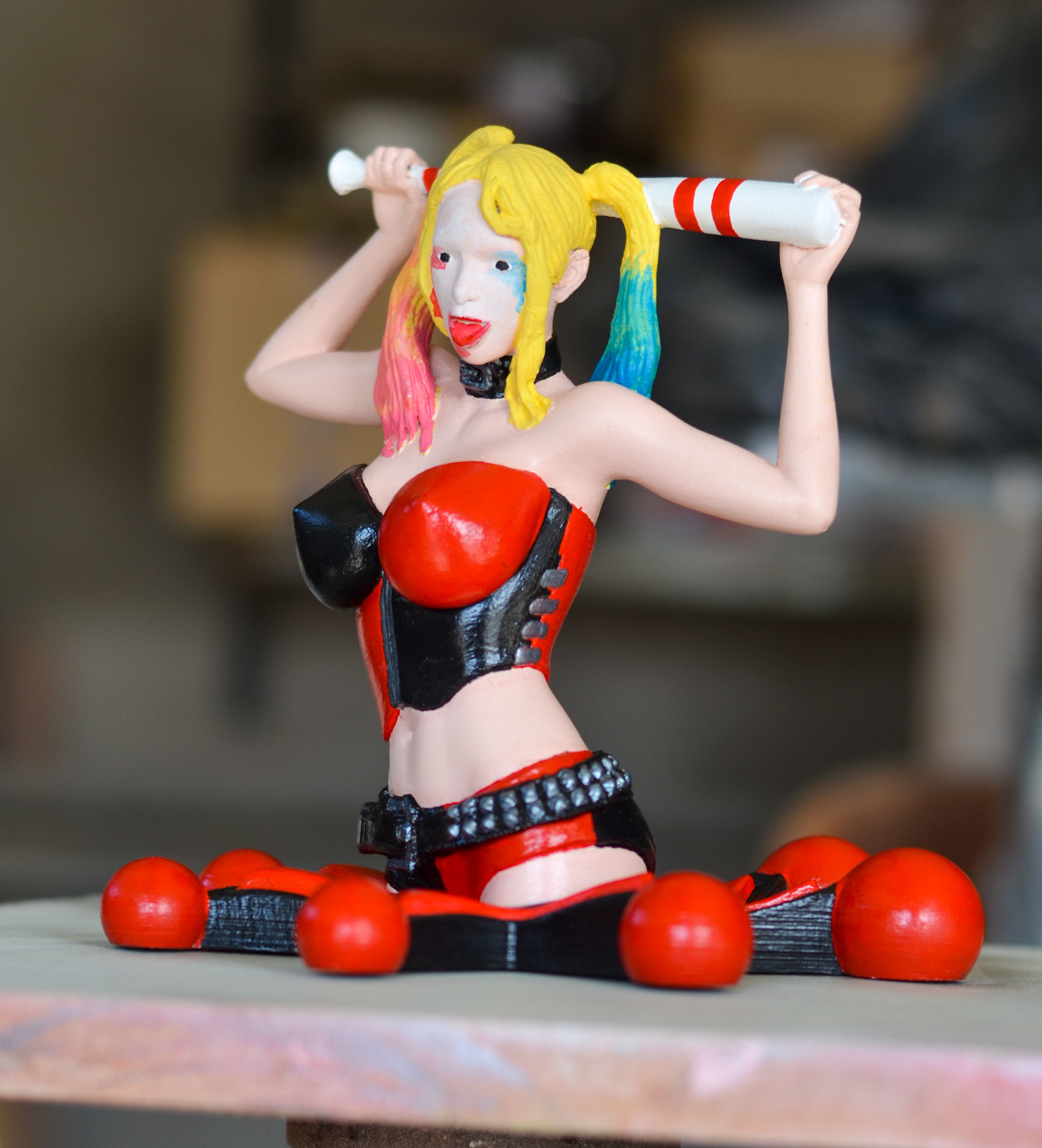 Harley Quinn 3D print model_1