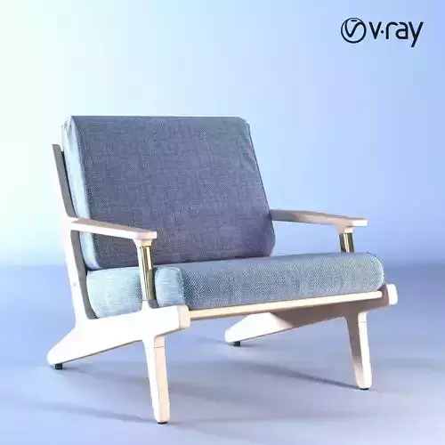Fabric wood chair 
