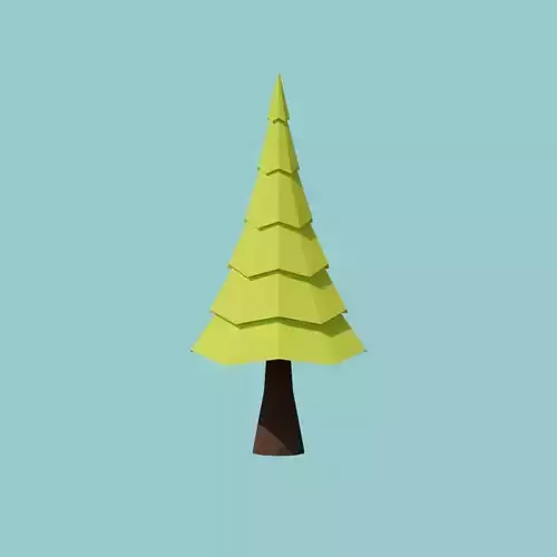 Simple Poly Tree Free low-poly 3D model