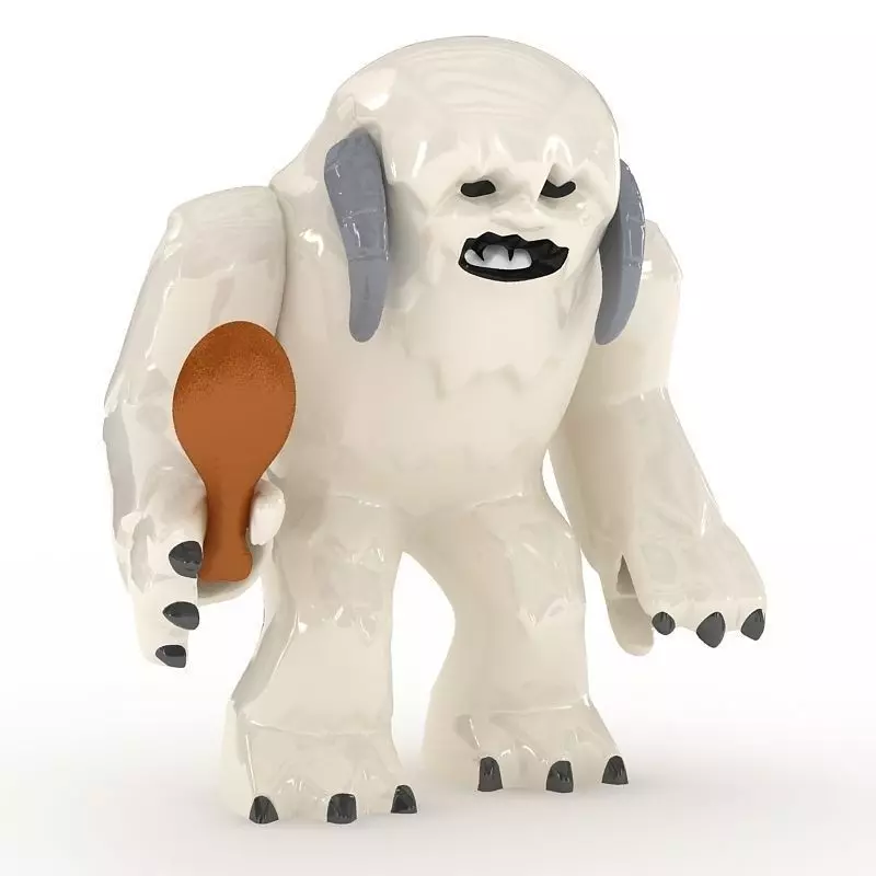 LEGO Minfigure Wampa 3D model_0