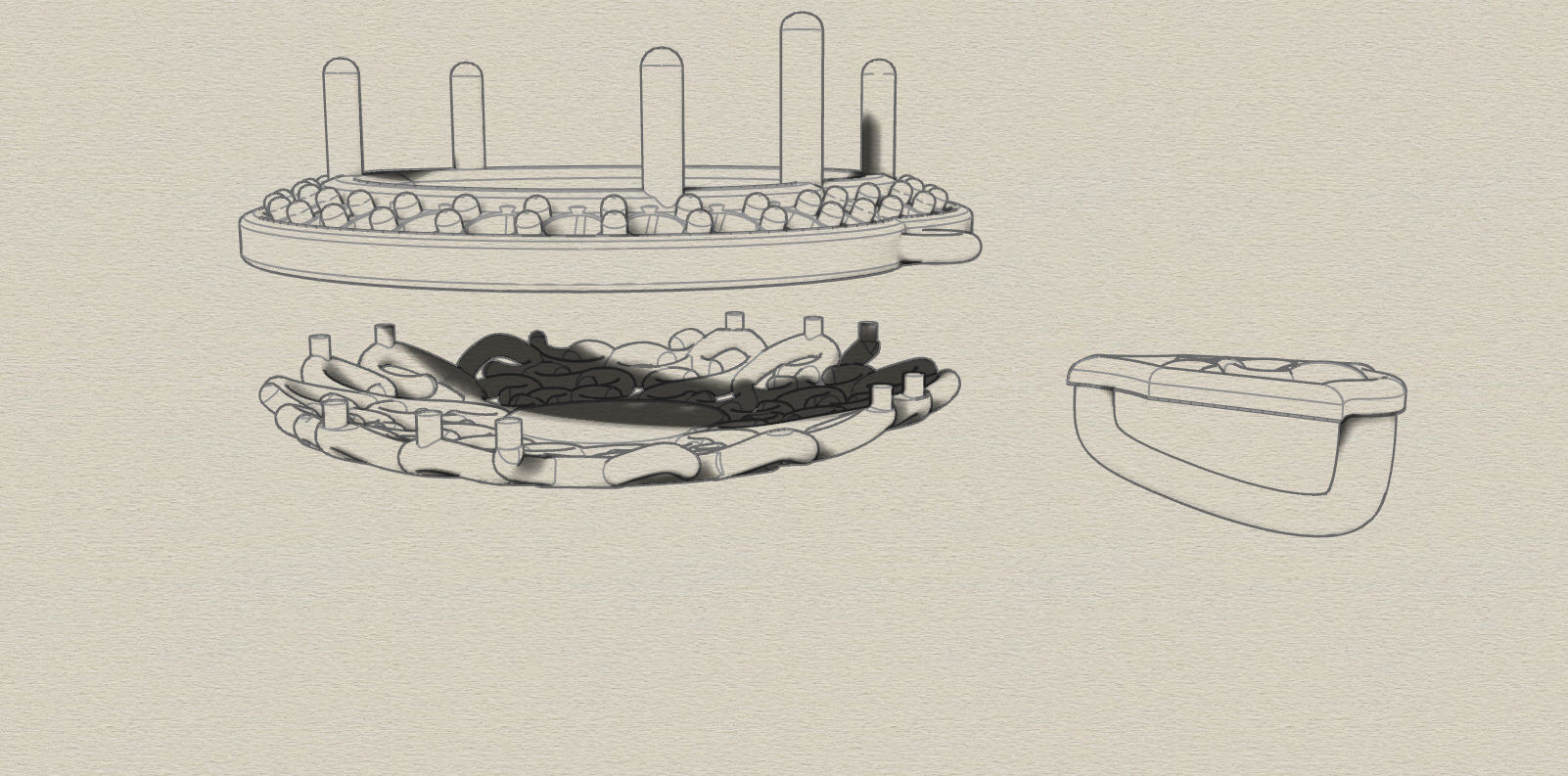 Heart Pendant 3D print model_4