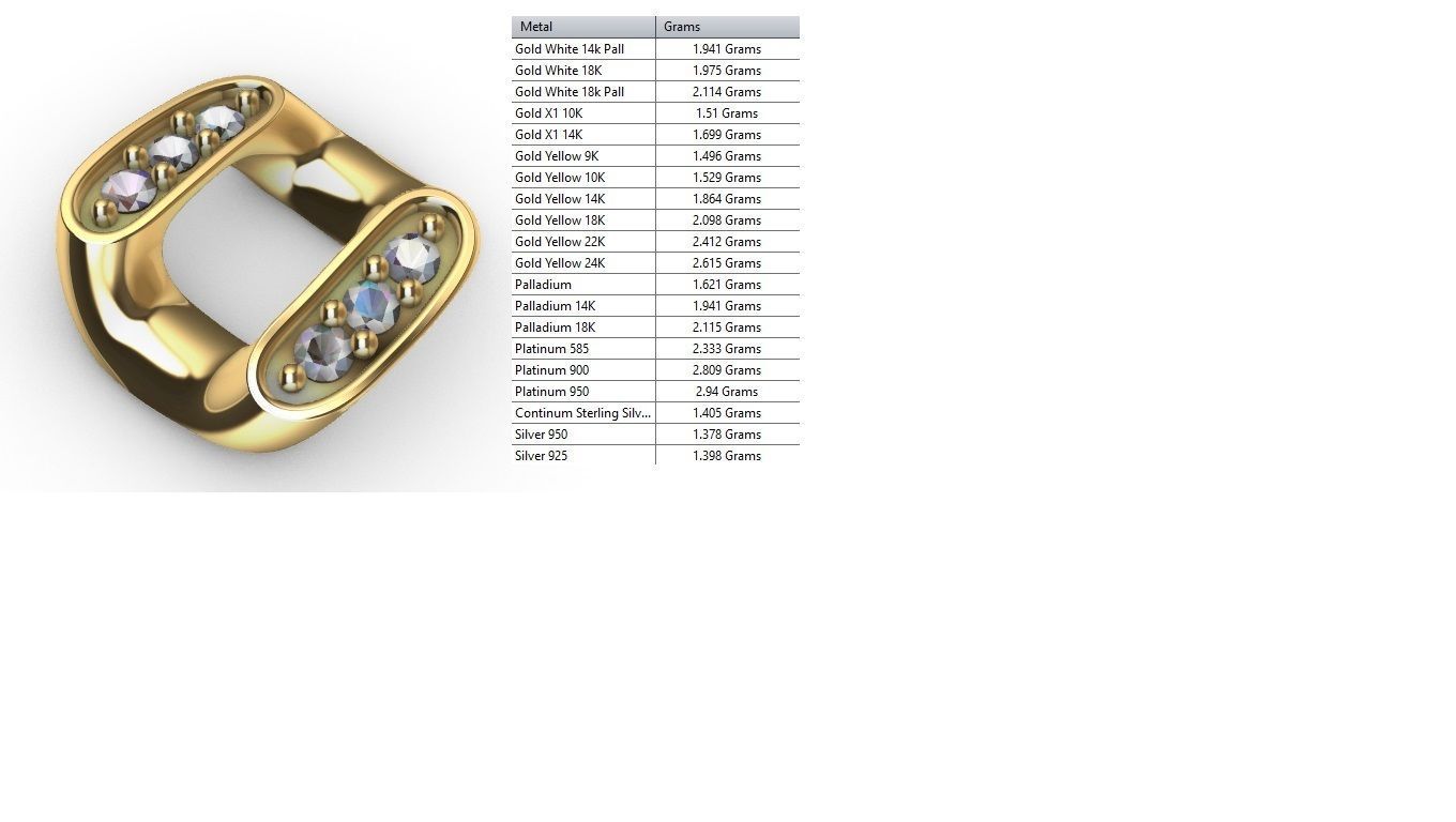 12MM MIAMI CUBAN LINK CHAIN DIAMOND 3D print model_3