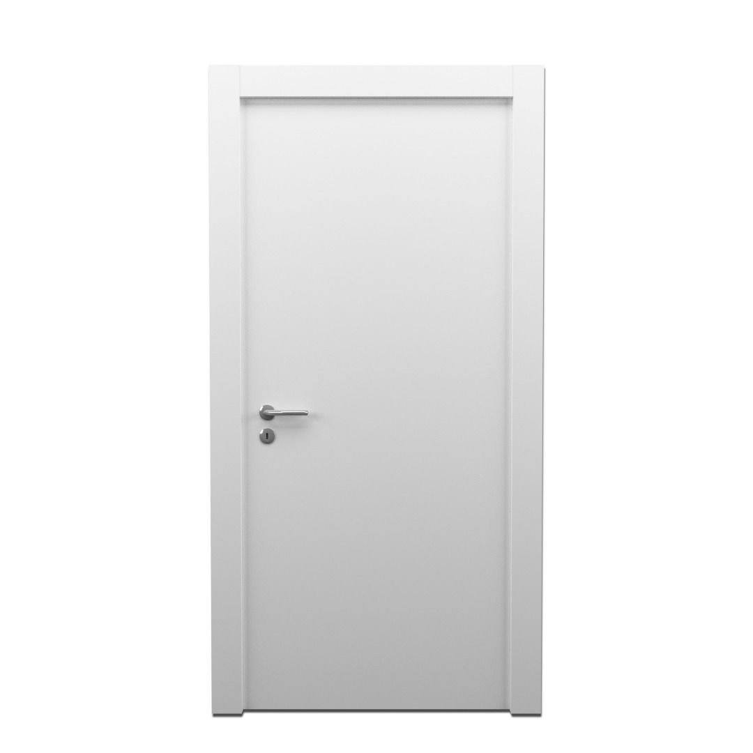 White Door 3D model_1