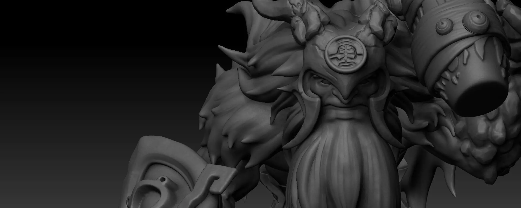 Dota 2 Earth Shaker Arcana Planet Fall 3D print model_0