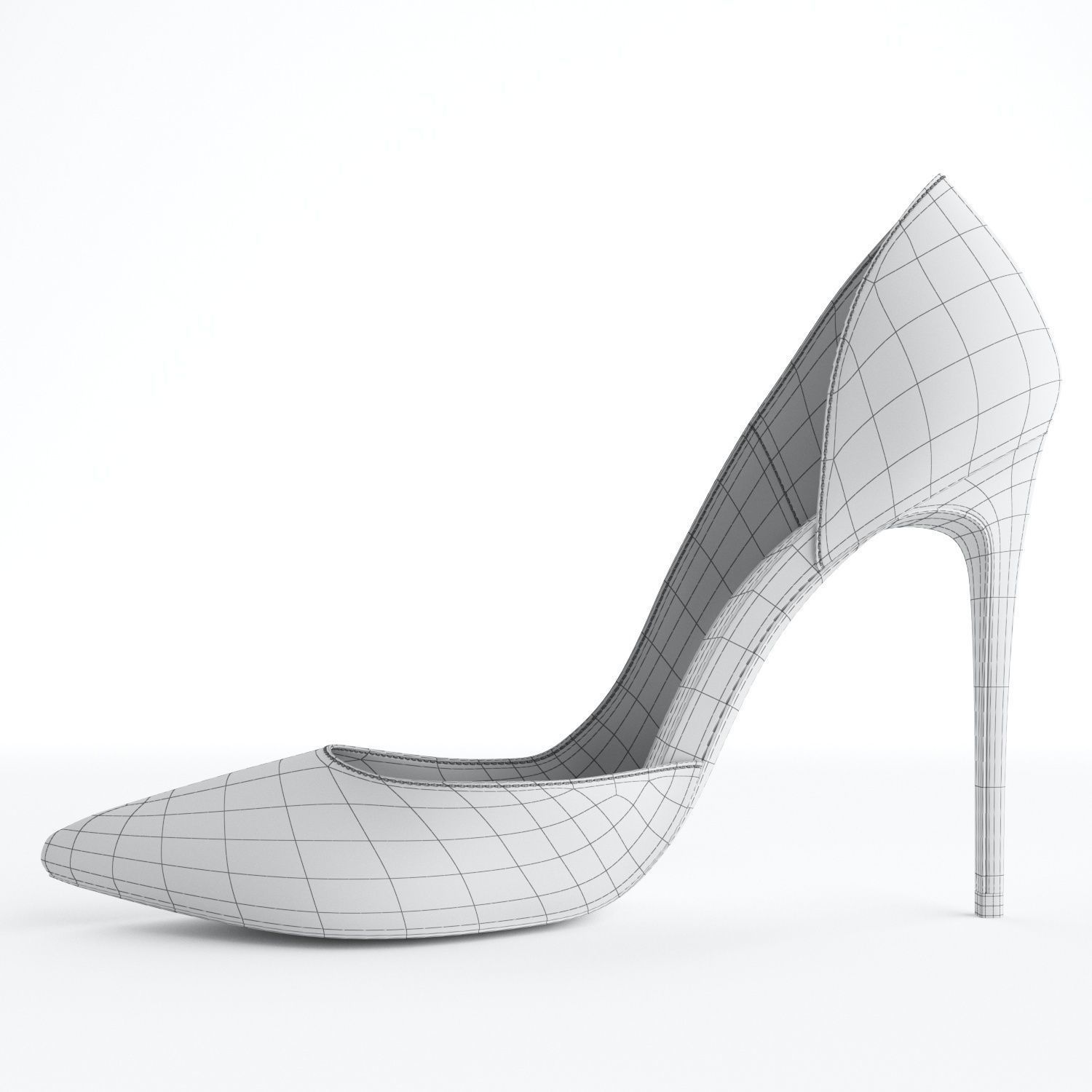 Christian Louboutin Iriza 100mm High Heels 3D model_24
