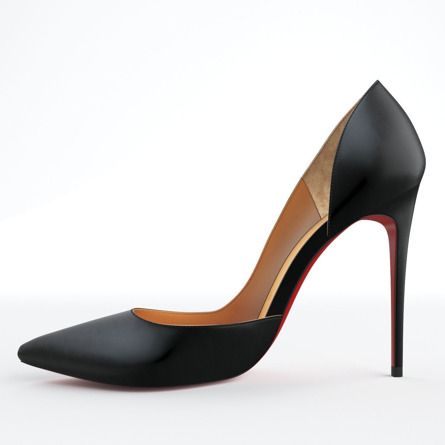 Christian Louboutin Iriza 100mm High Heels 3D model_13