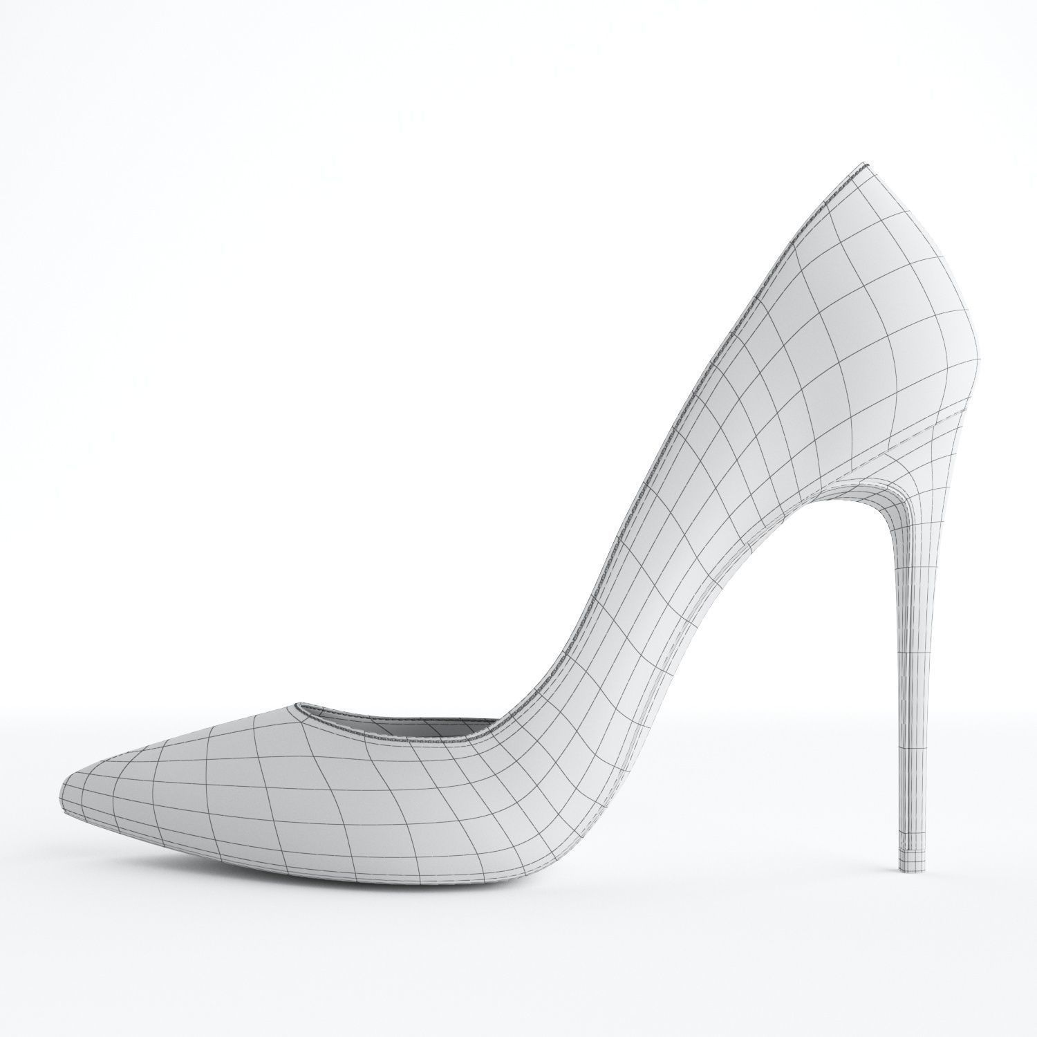 Christian Louboutin Iriza 100mm High Heels 3D model_23