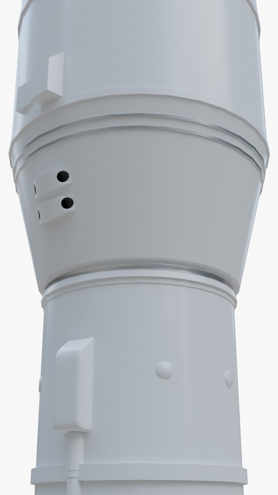 Ares 1 NASA Rocket Low-poly 3D model_13