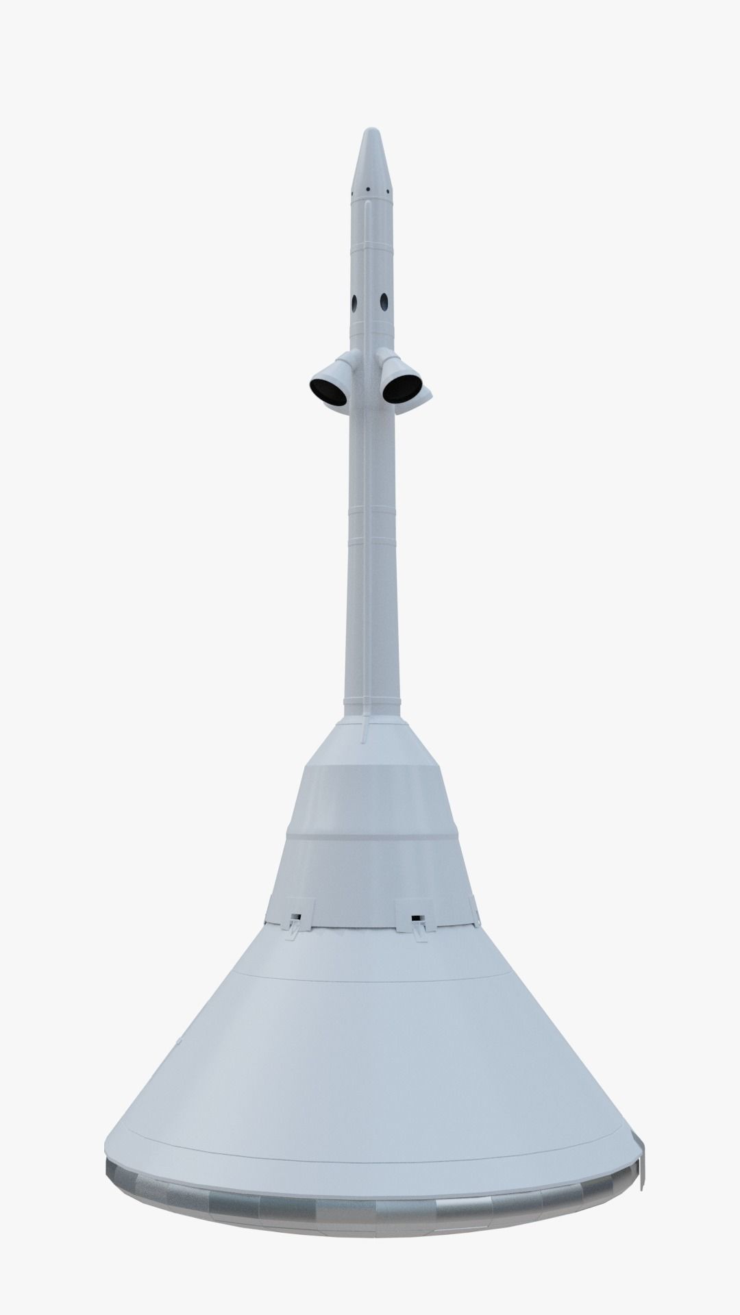Ares 1 NASA Rocket Low-poly 3D model_9