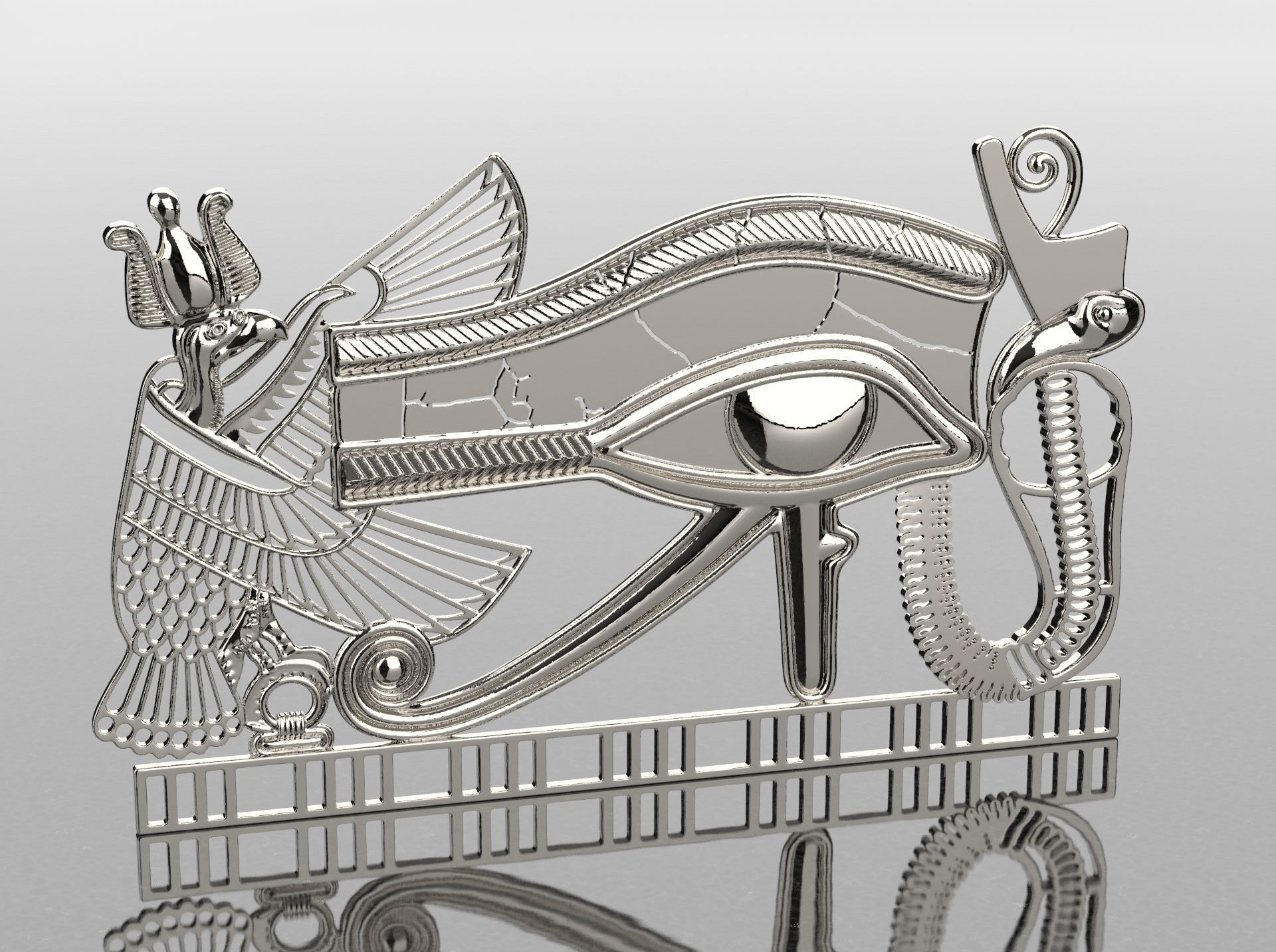Eye of Horus - Sign of Healing 3D print model_1