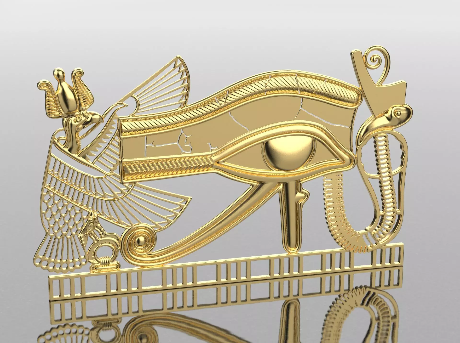 Eye of Horus - Sign of Healing 3D print model_0