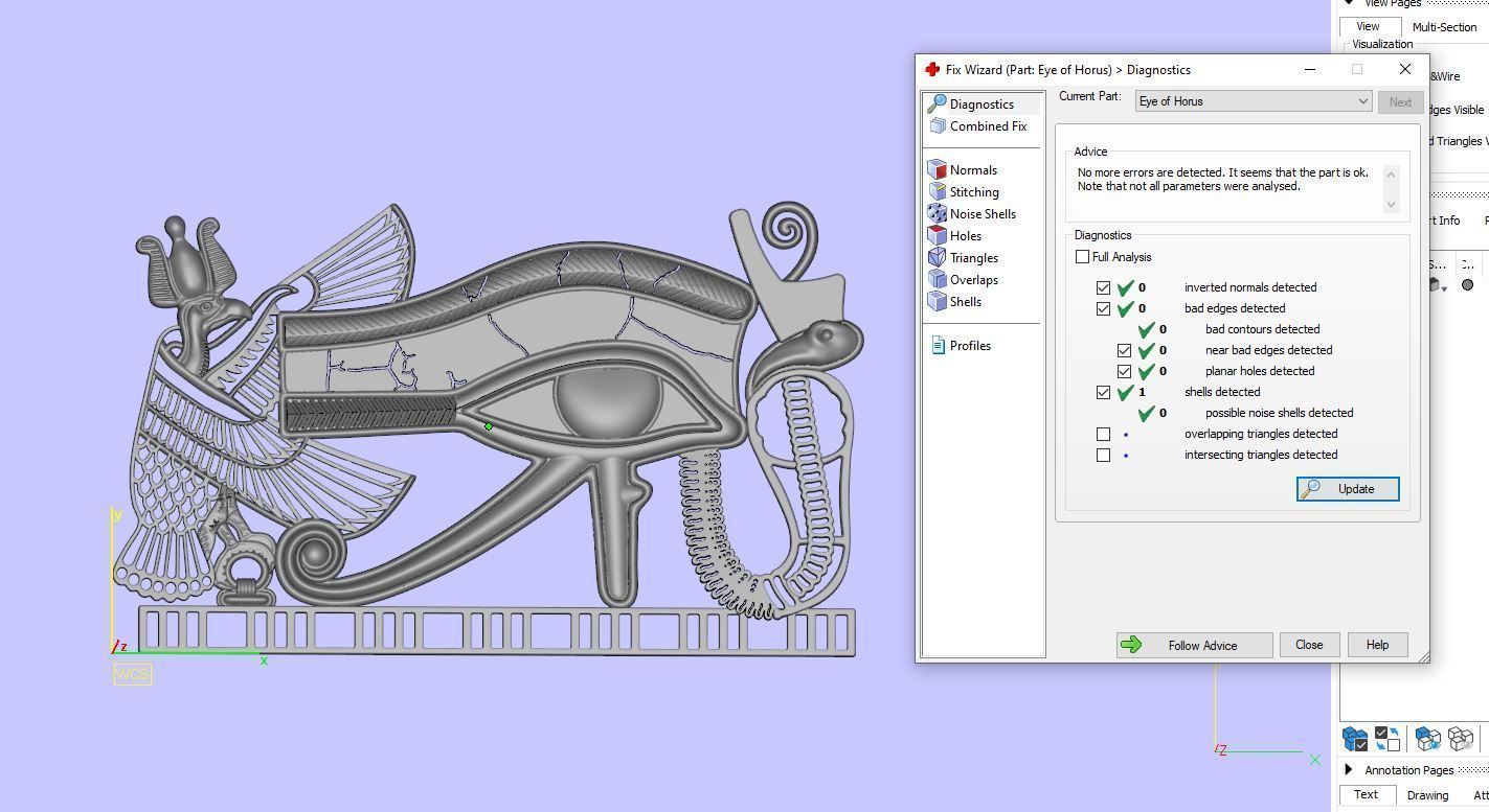 Eye of Horus - Sign of Healing 3D print model_6