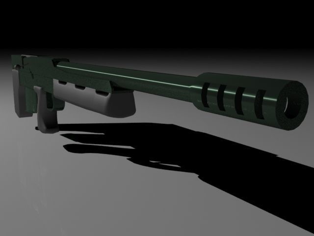BP M08 WM Sniper Rifle cal 300 WM BERTA Free low-poly 3D model_1