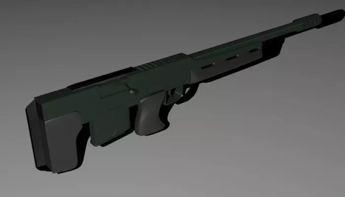 BP M08 WM Sniper Rifle cal 300 WM BERTA Free low-poly 3D model_0