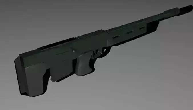 BP M08 WM Sniper Rifle cal 300 WM BERTA Free low-poly 3D model