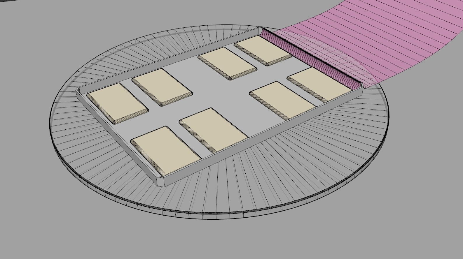 Neuralink with Charger 3D model_7