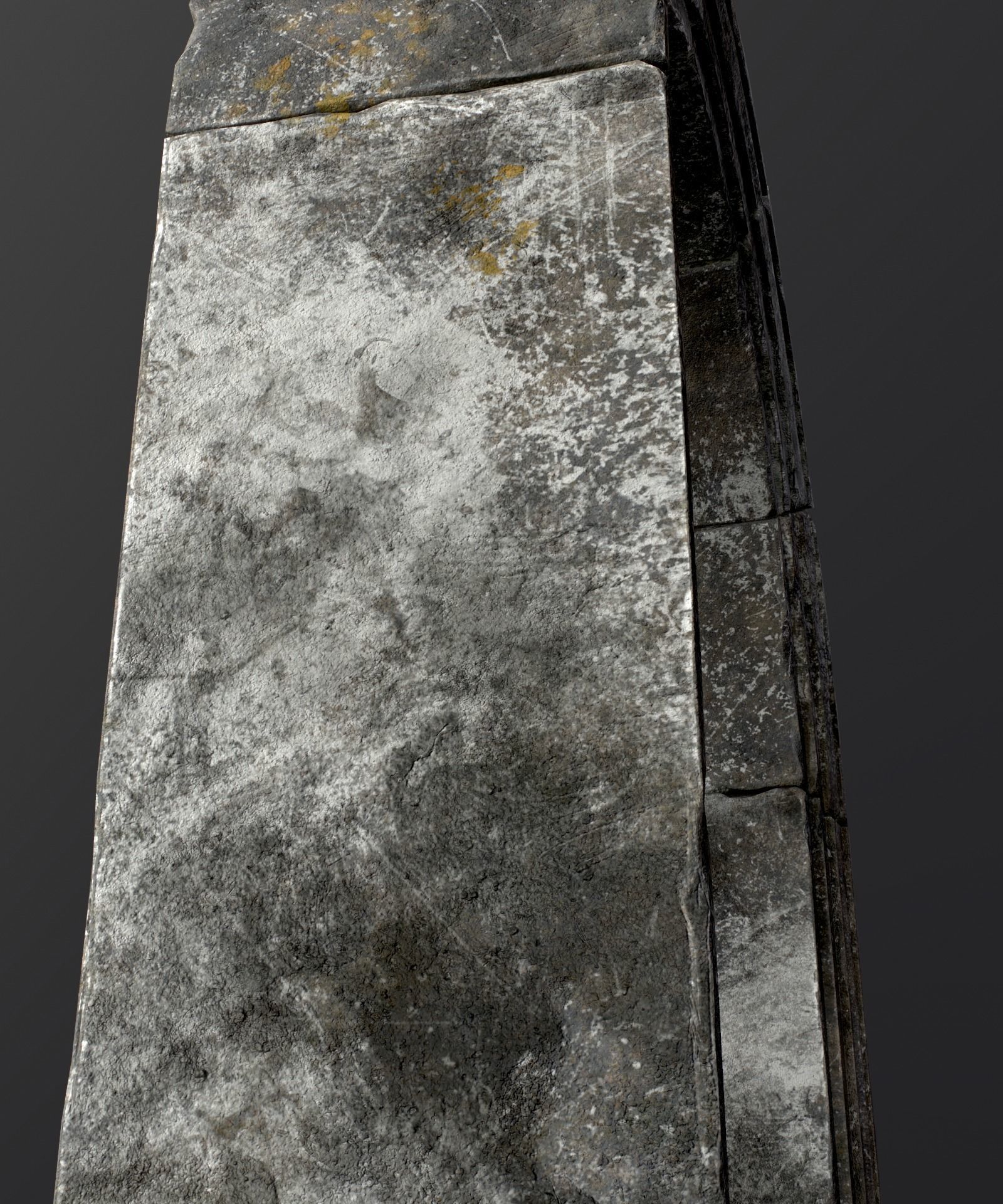 Medieval Stone Arch  Low-poly 3D model_19