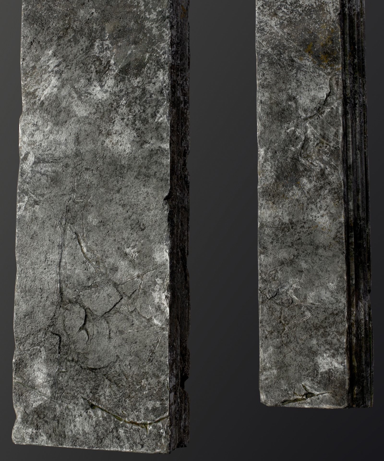 Medieval Stone Arch  Low-poly 3D model_15