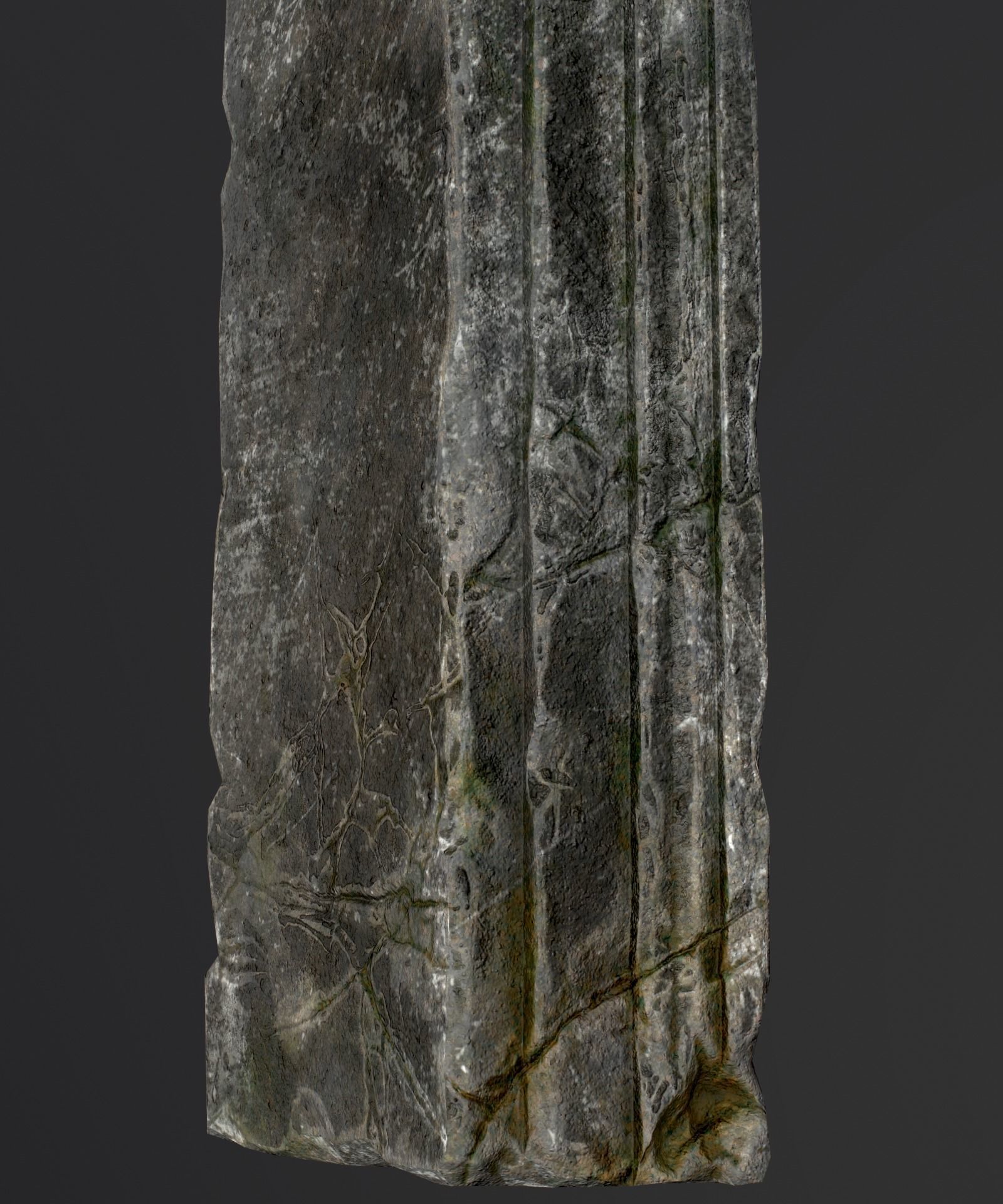 Medieval Stone Arch  Low-poly 3D model_22