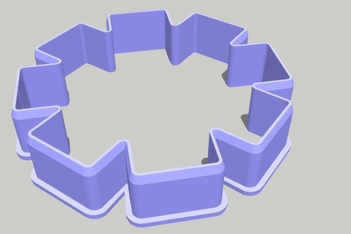 Snow Cookie Cutter Set 3D print model_1