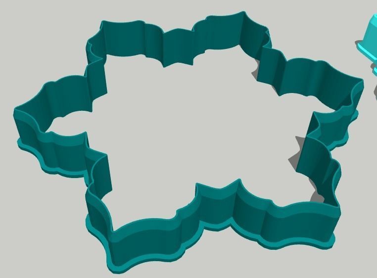 Snow Cookie Cutter Set 3D print model_2