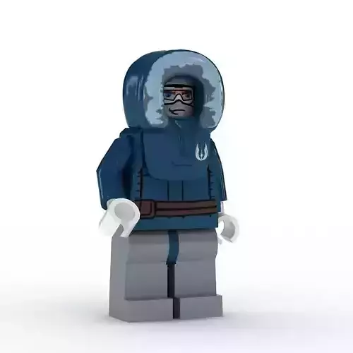 LEGO Minfigure Anakin Skywalker Parka 3D model