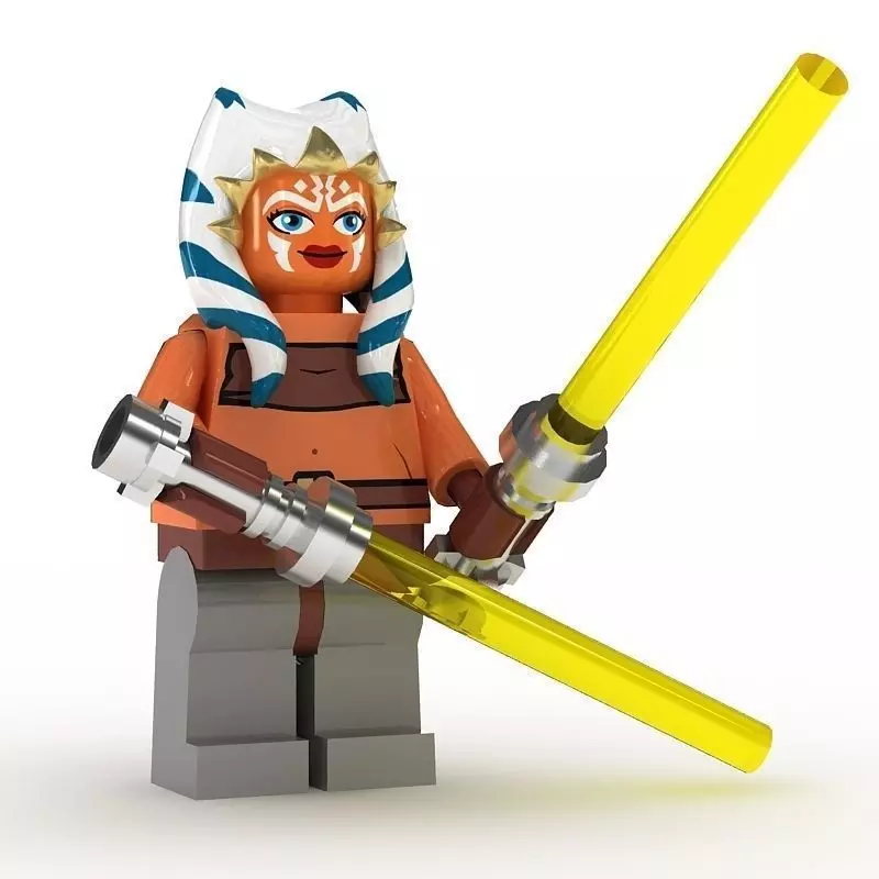 LEGO Minfigure Ashoka Tano 3D model_0