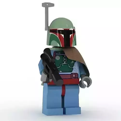 LEGO Minfigure Boba Fett new 3D model