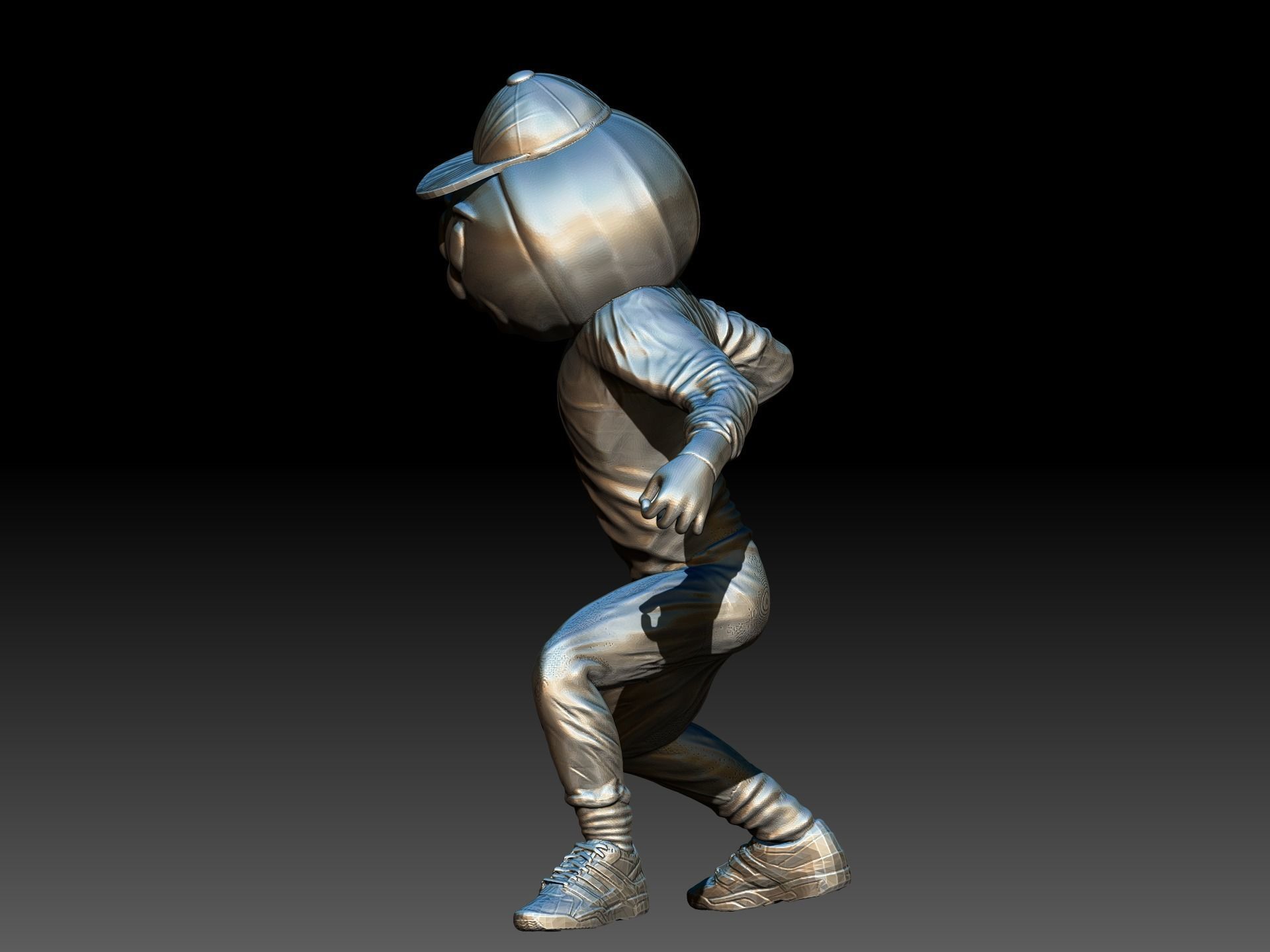 brutus buckeye mascot 3D print model_3